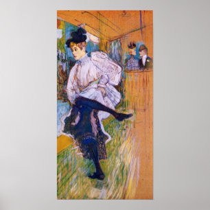 Póster Danças de Toulouse-Lautrec - de Jane Avril