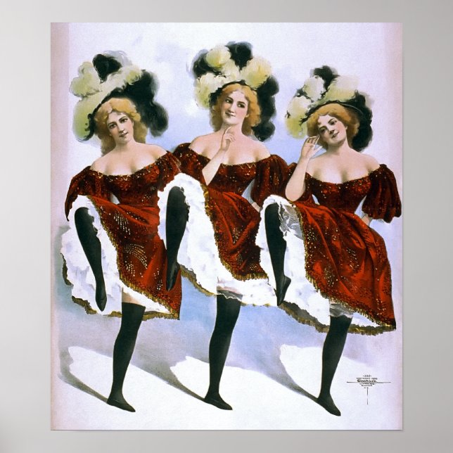 PÓSTER DANÇAS VAUDEVILLE 1899 (Frente)