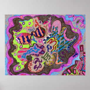 Póster "Dance" Abstract Art 24x18