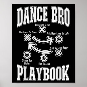Poster Dance Brother Playbook Comp Engraçado Dançando Org