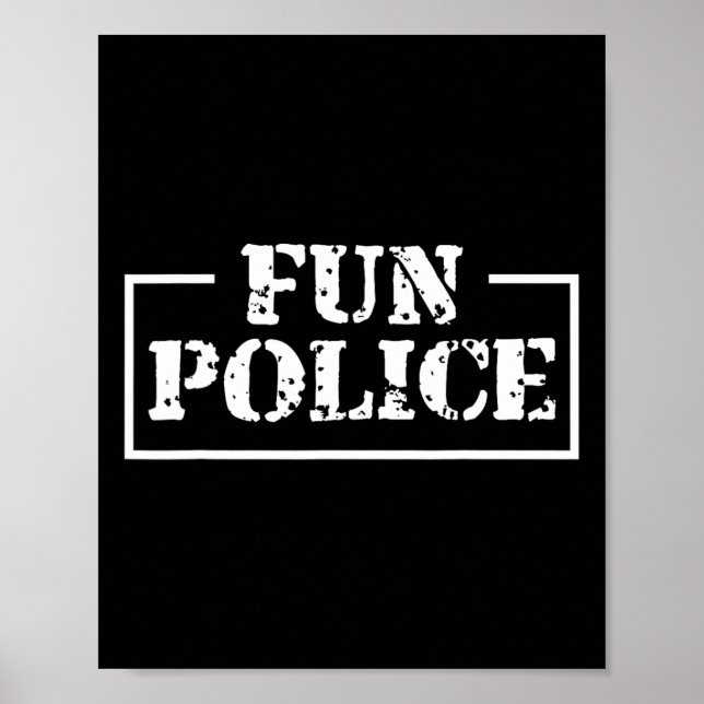 Poster Dance Chaperone, Polícia de Diversão Dançando Xeri (Frente)