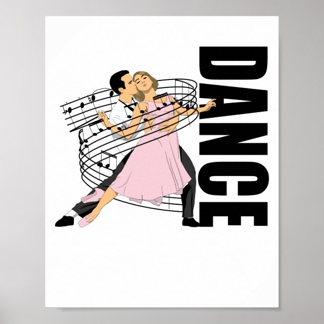 Poster Dance Classic Ballroom Dancing (Frente)