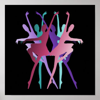 Póster Dance Dance Dance Dance Colors