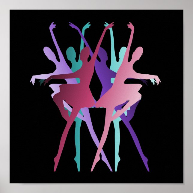 Póster Dance Dance Dance Dance Colors (Frente)