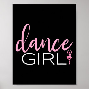 Poster Dance Girl Dancing Ballerina Balé Dancer Dançarino