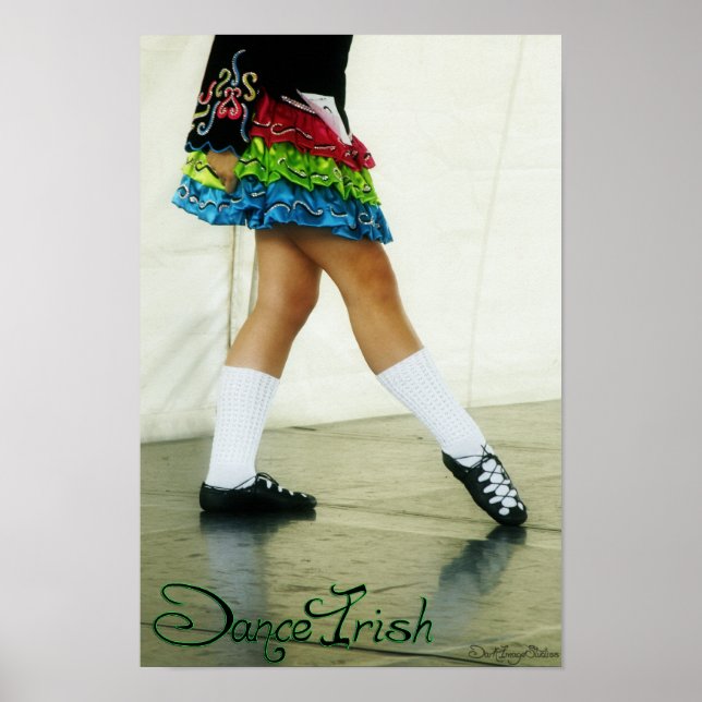 Póster Dance Irish (green Impressão) (Frente)