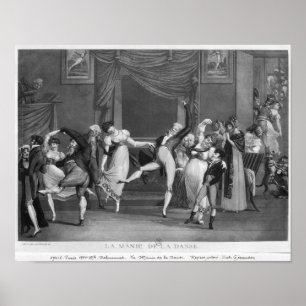 Poster Dance mania, 1809