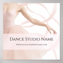 Poster Dance Studio Teacher Soft Pink