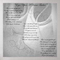 Dance Teacher Poem