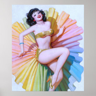 Poster Dancer Pin Up