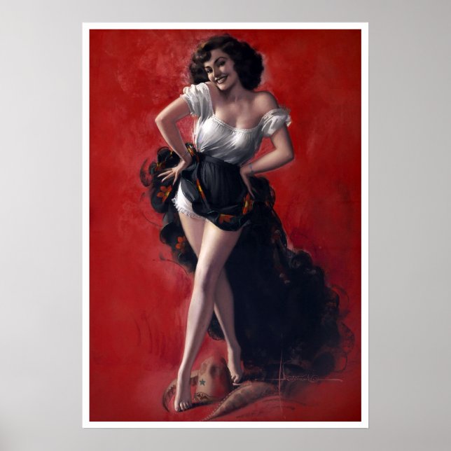 Poster Dancer Pinup (Frente)