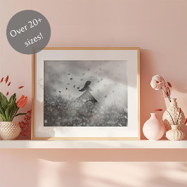 Poster Dancing with birds II