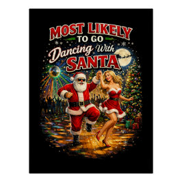 Póster Dancing with Santa