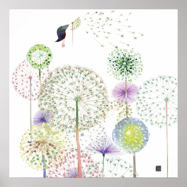 PÓSTER DANDELIONSBIRD (Frente)