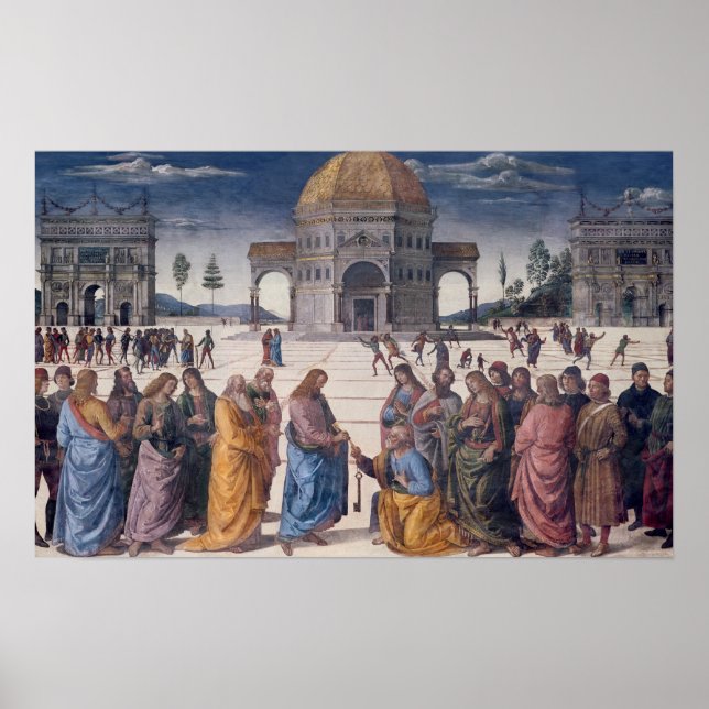 Poster Dando as chaves à Rua. (Frente)