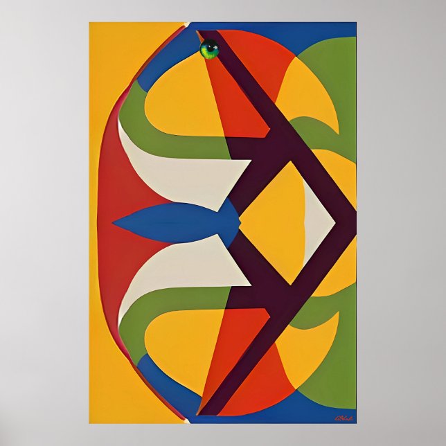 Poster Dando-lhes o pássaro (Frente)