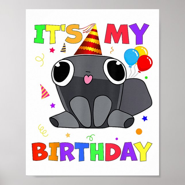 Poster Dandys Pebble Aniversário Mundo Para Crianças B (Frente)