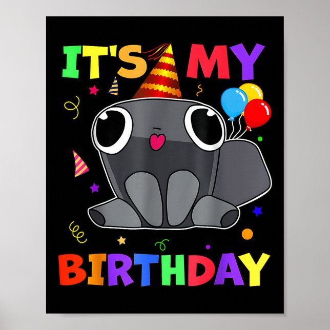 Poster Dandys Pebble Aniversário Mundo Para Crianças B (Frente)