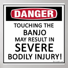 Poster Danger Banjo