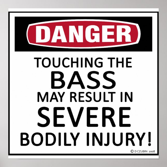 Póster Danger Bass (Frente)