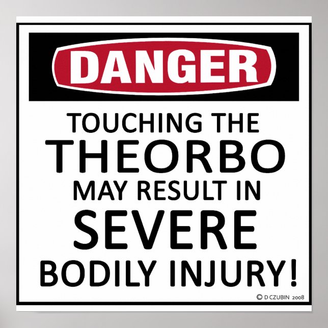Poster Danger Theorbo (Frente)