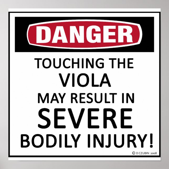 Póster Danger Viola (Frente)