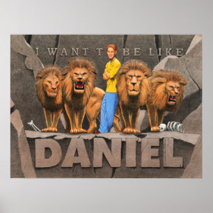 Poster Daniel e o antro do leão - menino