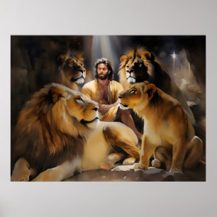 Poster Daniel In The Lions' Den