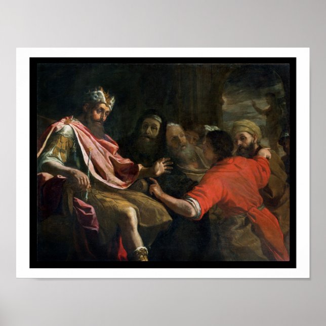 Poster Daniel Interpretando o Primeiro Sonho de Nebuchadn (Frente)