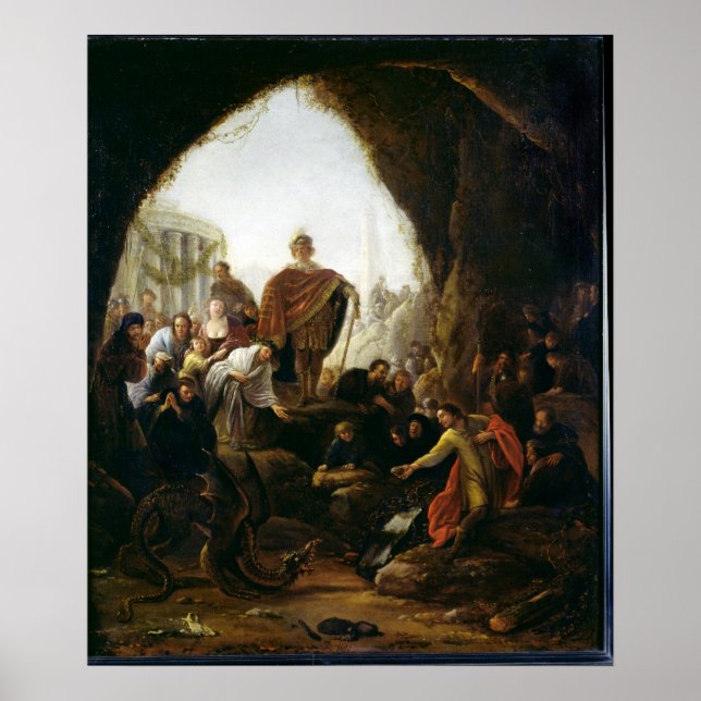 Póster Daniel Matando o Dragão de Baal (Frente)