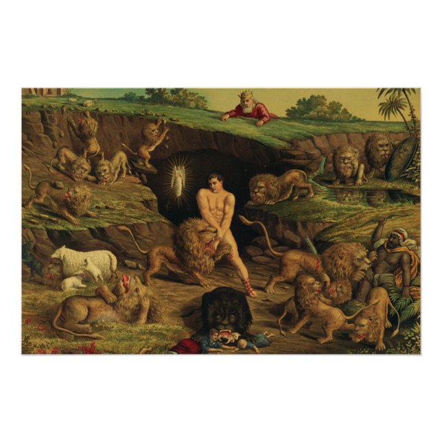 Póster Daniel na Cova dos Leões (Frente)