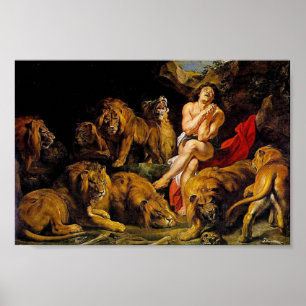 Póster Daniel no antro dos leões