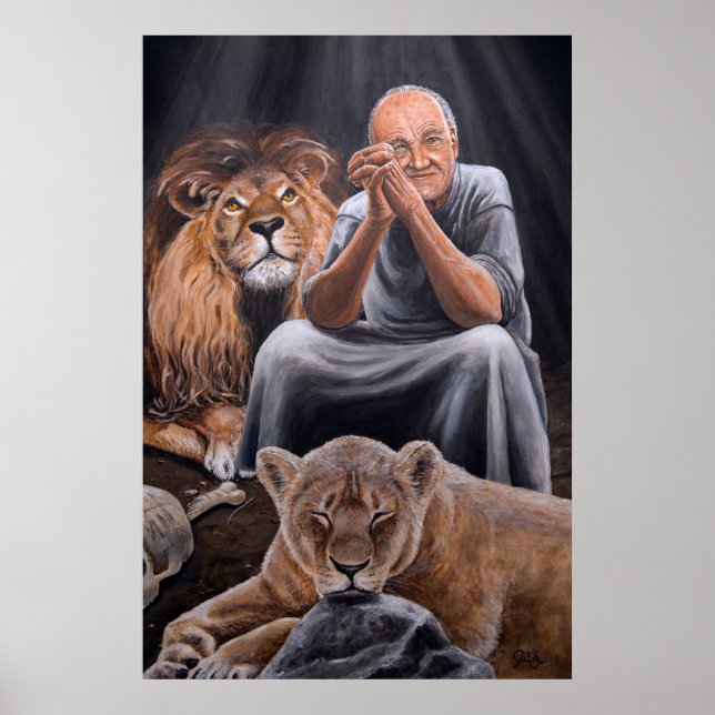 Poster Daniel no Den do Leão (Frente)