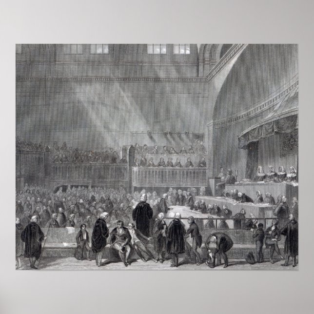 Póster Daniel O'Connell em julgamento em 1844 (Frente)