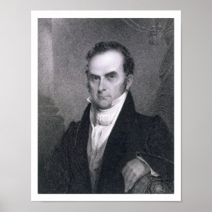 Póster Daniel Webster (1782-1852) (gravura)