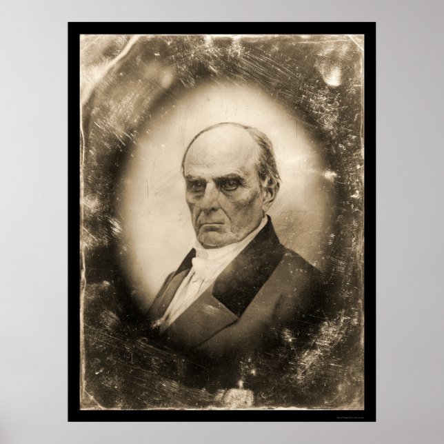 Póster Daniel Webster Daguerreotype 1845 (Frente)