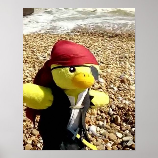 Poster Danny Duck o Pirata (Frente)