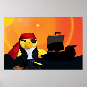Poster Danny Duck o Pirata.