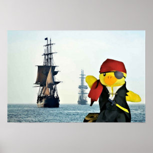 Poster Danny Duck o Pirata.