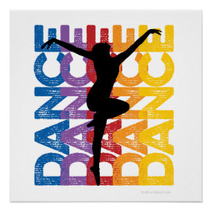 Póster Danse et Lettres (Dança)