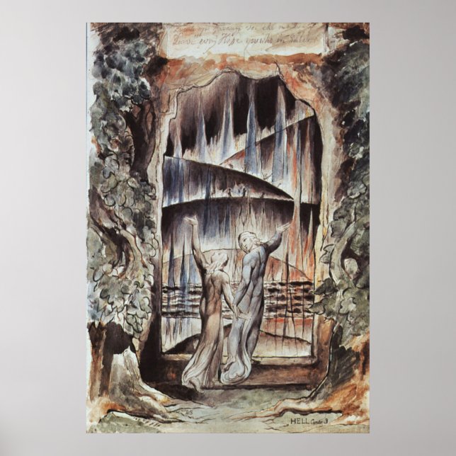 Poster Dante e Virgil Entrance to Hell (Frente)