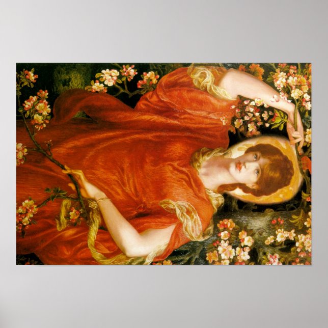 Poster Dante Gabriel Rossetti Art (Frente)