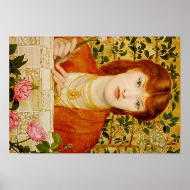 Póster Dante Gabriel Rossetti Art (Frente)
