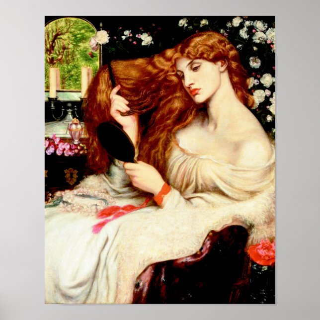 Poster Dante Gabriel Rossetti | Lady Lilith (Frente)