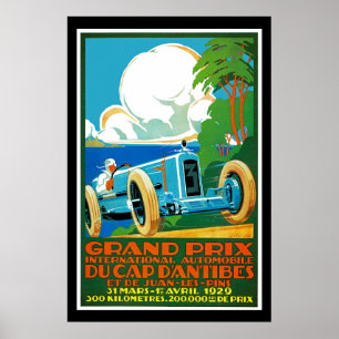Póster d'Antibes de Grande Prix Du Tampar