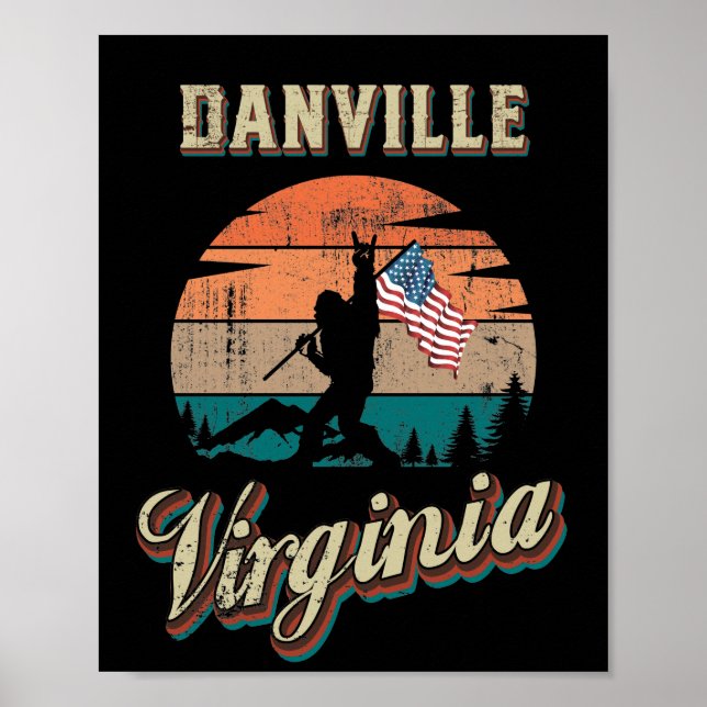 Poster Danville Virginia (Frente)