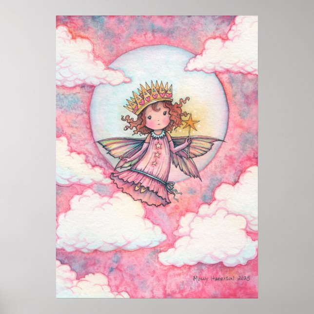 Poster Daphne Fairy Princess Art por Molly Harrison (Frente)