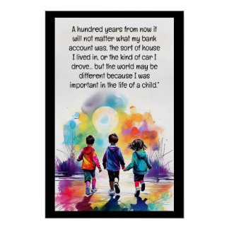 Póster Daqui a cem anos