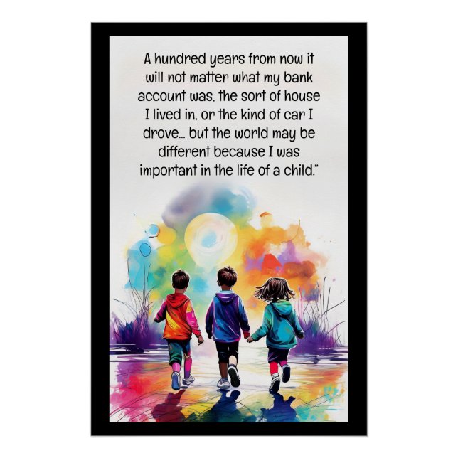 Póster Daqui a cem anos (Frente)