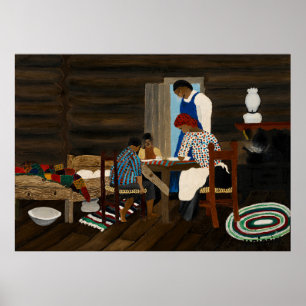 Poster Dar Agradecimentos/Oração Familiar - Horace Pippin